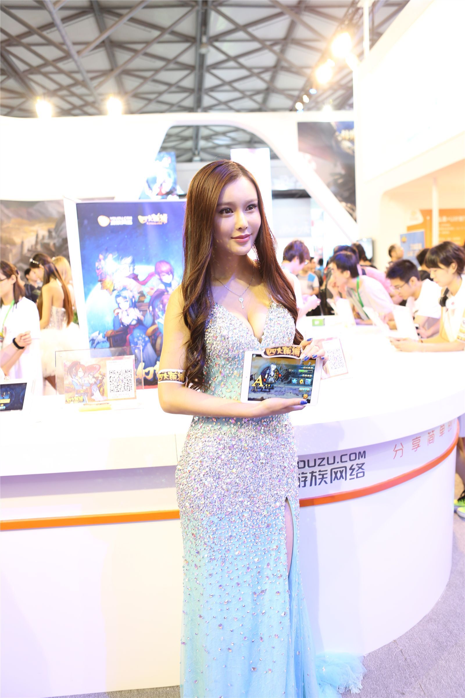 Chinajoy2014游族网络展台女神超清合集 1